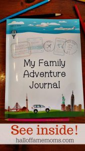 My Family Adventure Journal review – kids travel diary | Hall of Fame Moms